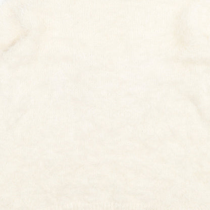 Womens UK Size 18 Marks and Spencer Ivory Pullover Jumper