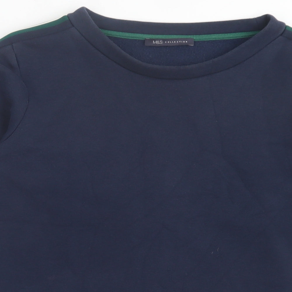 Womens UK Size 8 Marks and Spencer Blue Pullover Sweatshirt