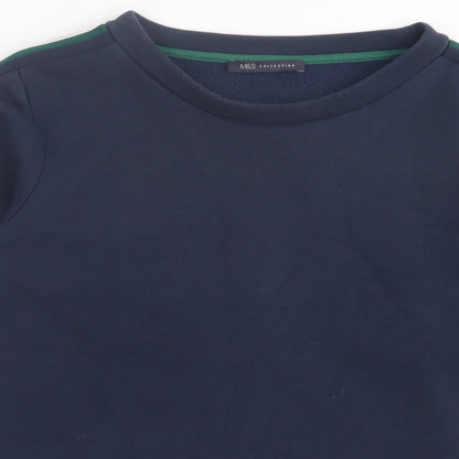 Womens UK Size 8 Marks and Spencer Blue Pullover Sweatshirt