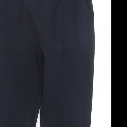 Bonmarché Womens Blue Polyester Trousers Size 14 L25 in Regular