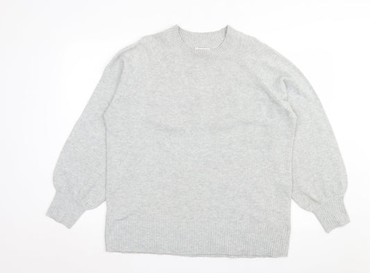 Womens UK Size L Papaya Grey Pullover Jumper