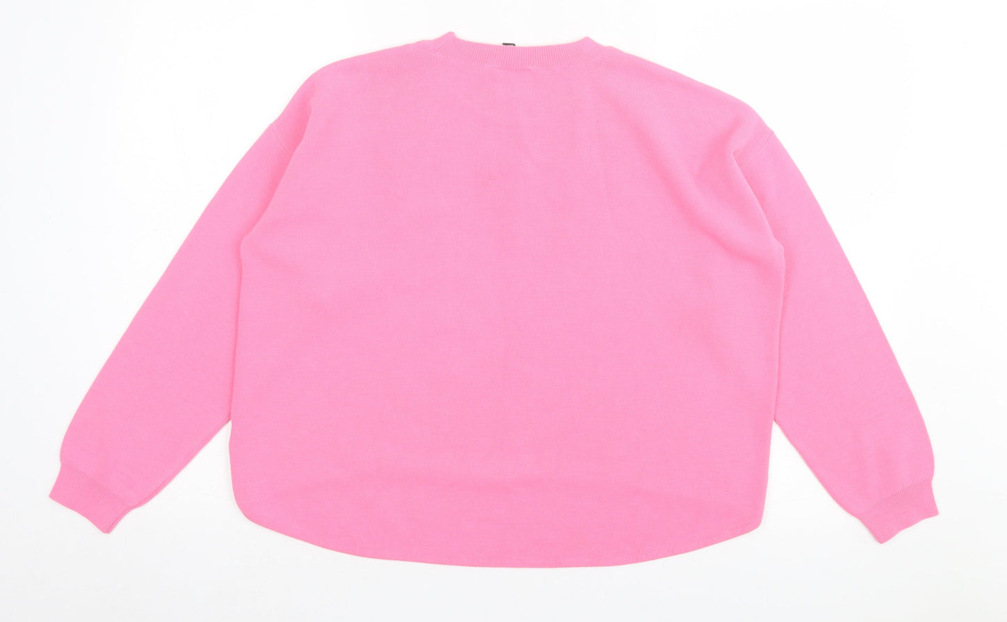 Womens UK Size 8 Topshop Pink Pullover Jumper