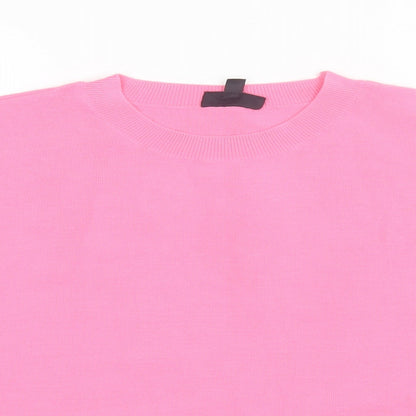 Womens UK Size 8 Topshop Pink Pullover Jumper