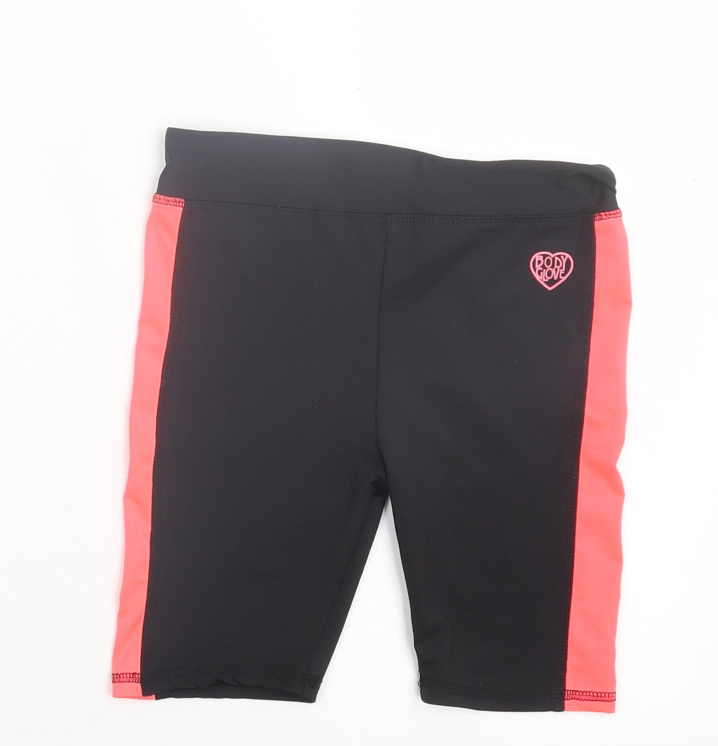 Body Glove Girls Black Polyester Sweat Shorts Size 8 Years Regular