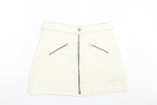 Womens UK Size L Zara A-Line  Skirt