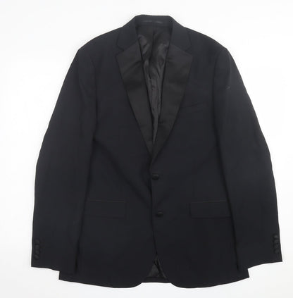 Mens UK Size 40 Moss 1851 Regular Black Suit Jacket