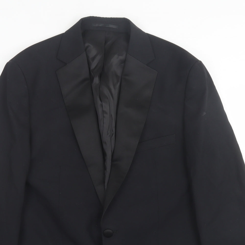 Mens UK Size 40 Moss 1851 Regular Black Suit Jacket