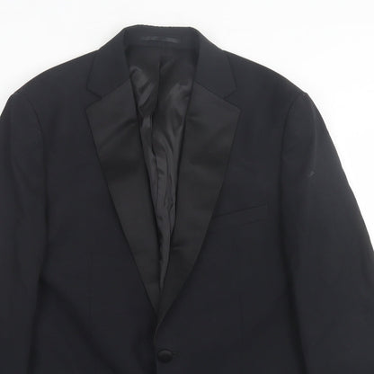 Mens UK Size 40 Moss 1851 Regular Black Suit Jacket