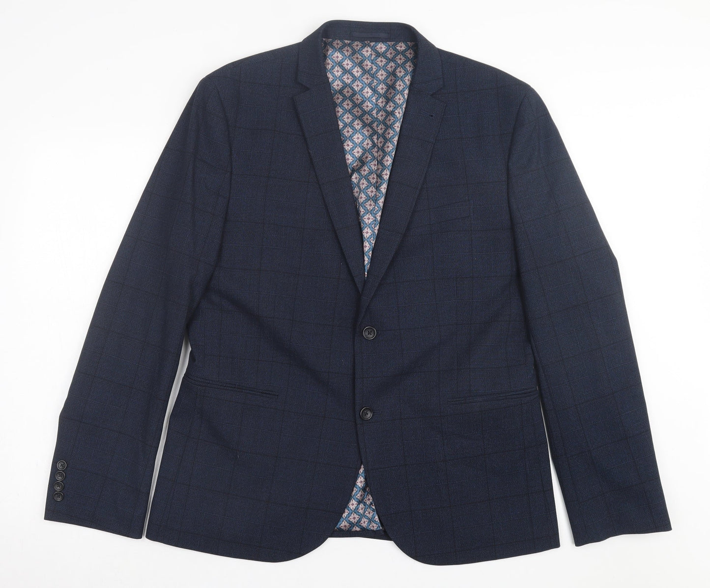 Mens UK Size 44 NEXT Regular Blue Suit Jacket