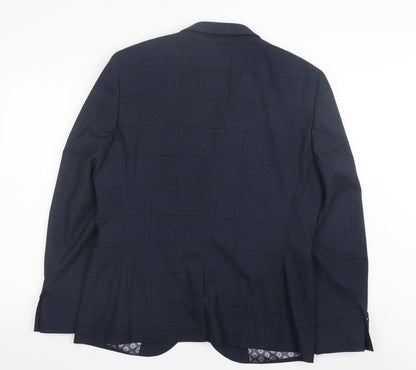 Mens UK Size 44 NEXT Regular Blue Suit Jacket