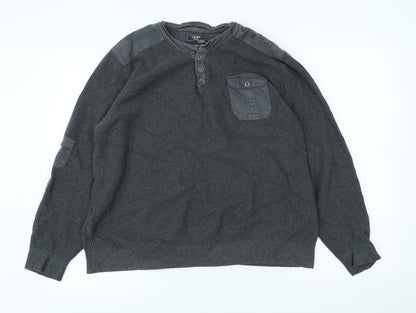 Mens UK Size L Cedar Wood State Grey Pullover Sweatshirt