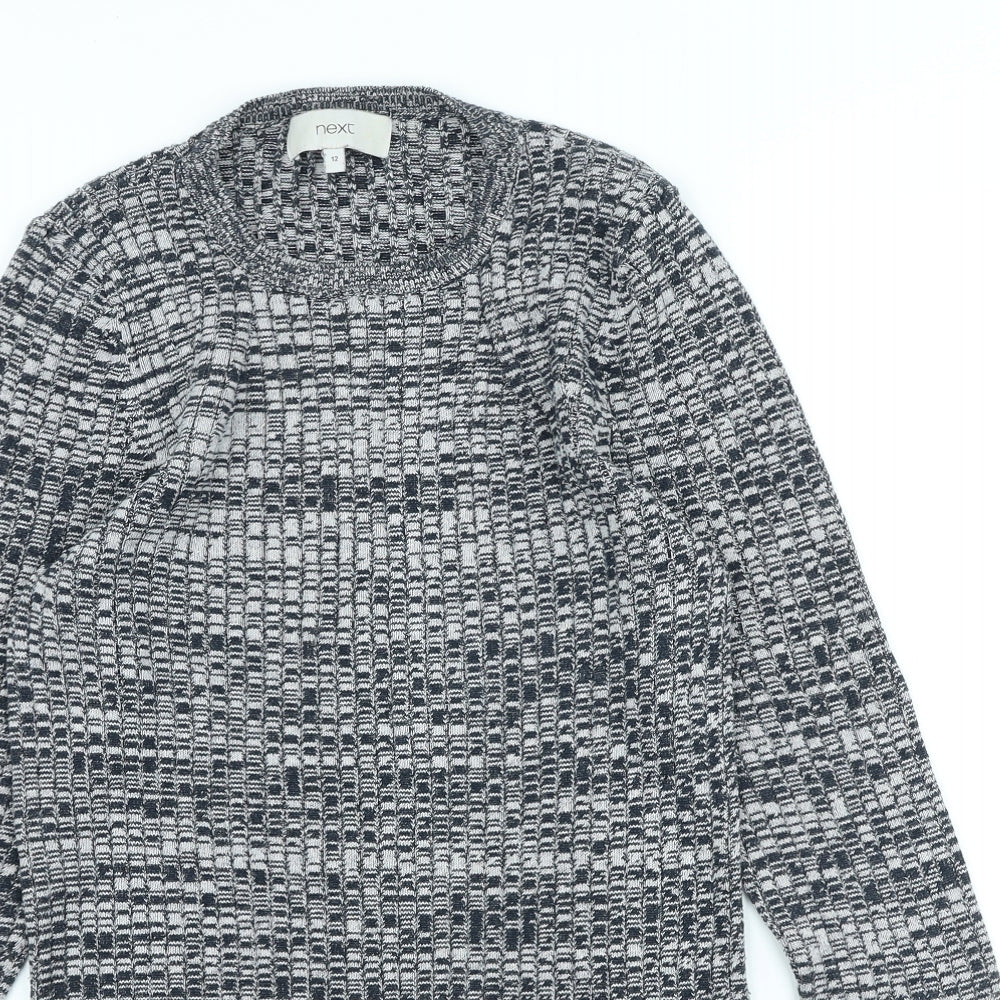 Womens UK Size 12 NEXT Grey Pullover Jumper