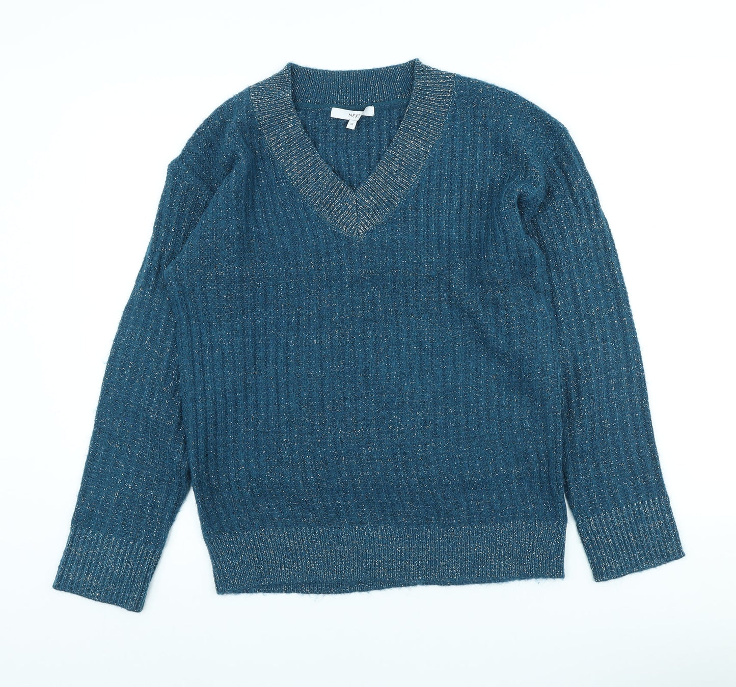 Womens UK Size XS NEXT Blue Pullover Jumper