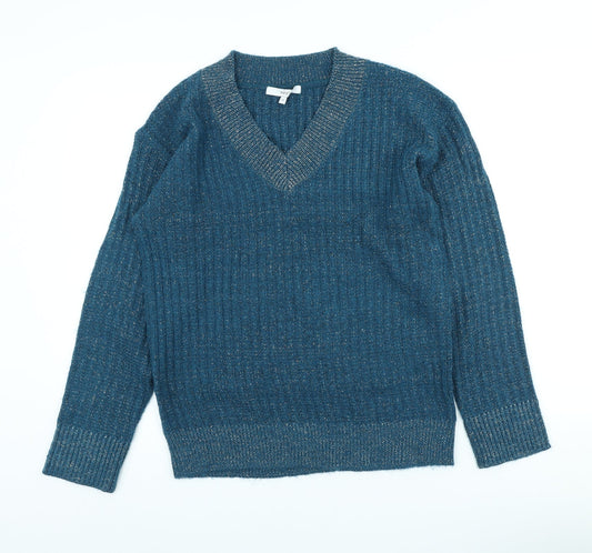 Womens UK Size XS NEXT Blue Pullover Jumper