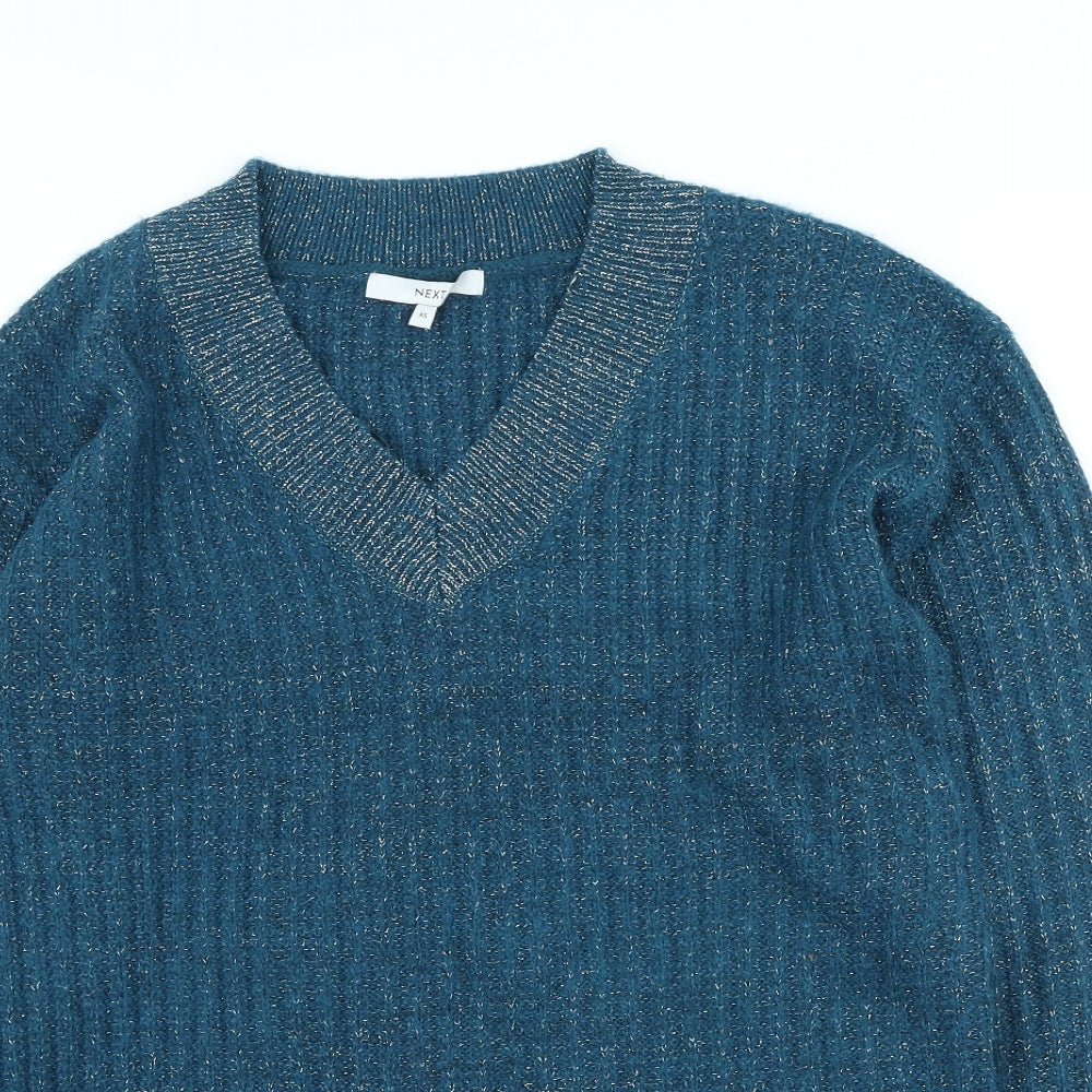 Womens UK Size XS NEXT Blue Pullover Jumper