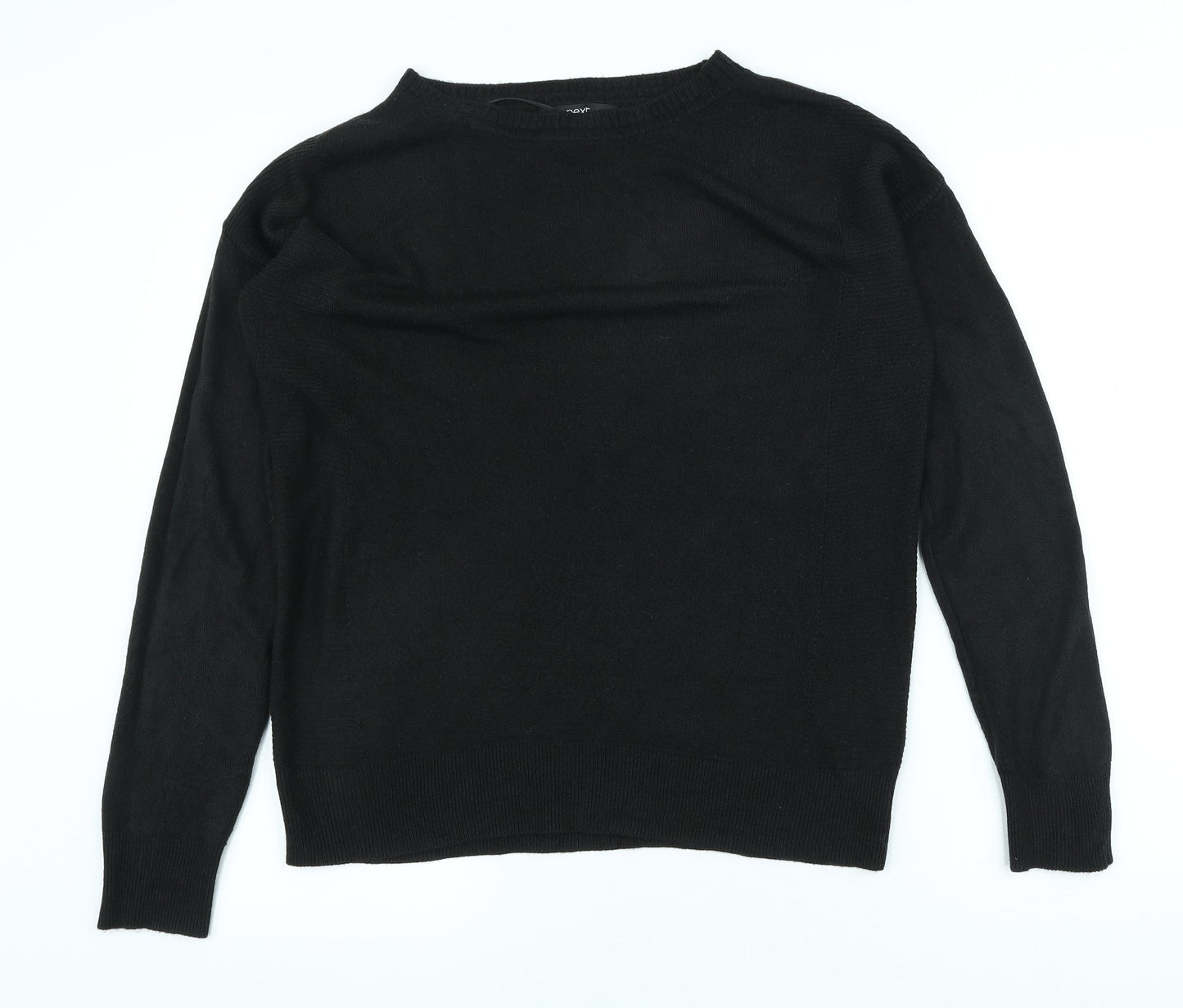 Womens UK Size 12 NEXT Black Pullover Jumper