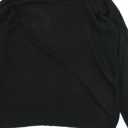 Womens UK Size 12 NEXT Black Pullover Jumper