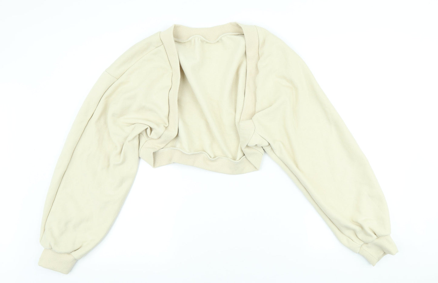 Womens UK Size L Dazy Beige Cardigan Jumper