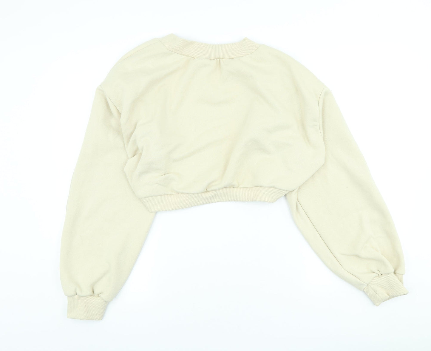 Womens UK Size L Dazy Beige Cardigan Jumper