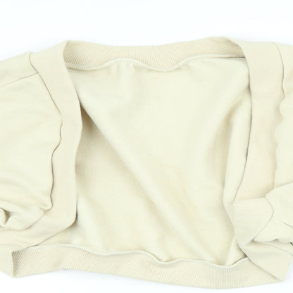 Womens UK Size L Dazy Beige Cardigan Jumper