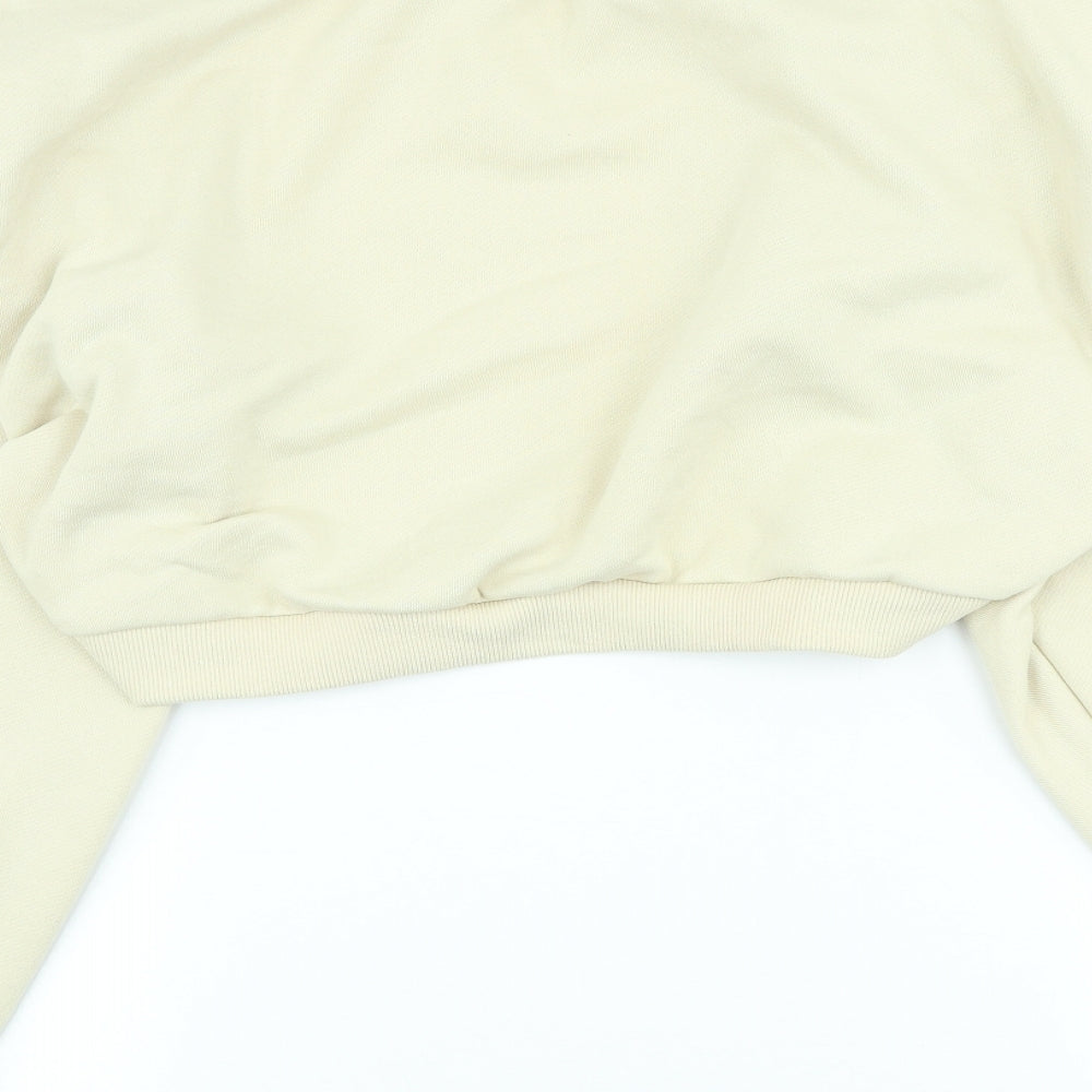 Womens UK Size L Dazy Beige Cardigan Jumper