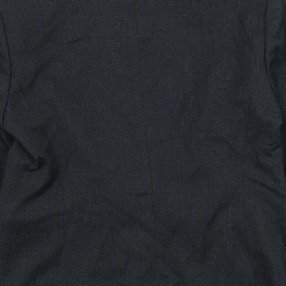 NEXT Womens Black Polyester Jacket Suit Jacket Size 10