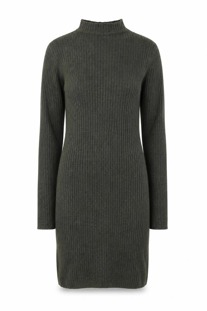 Atmosphere Womens Brown Viscose Bodycon Size 8 High Neck