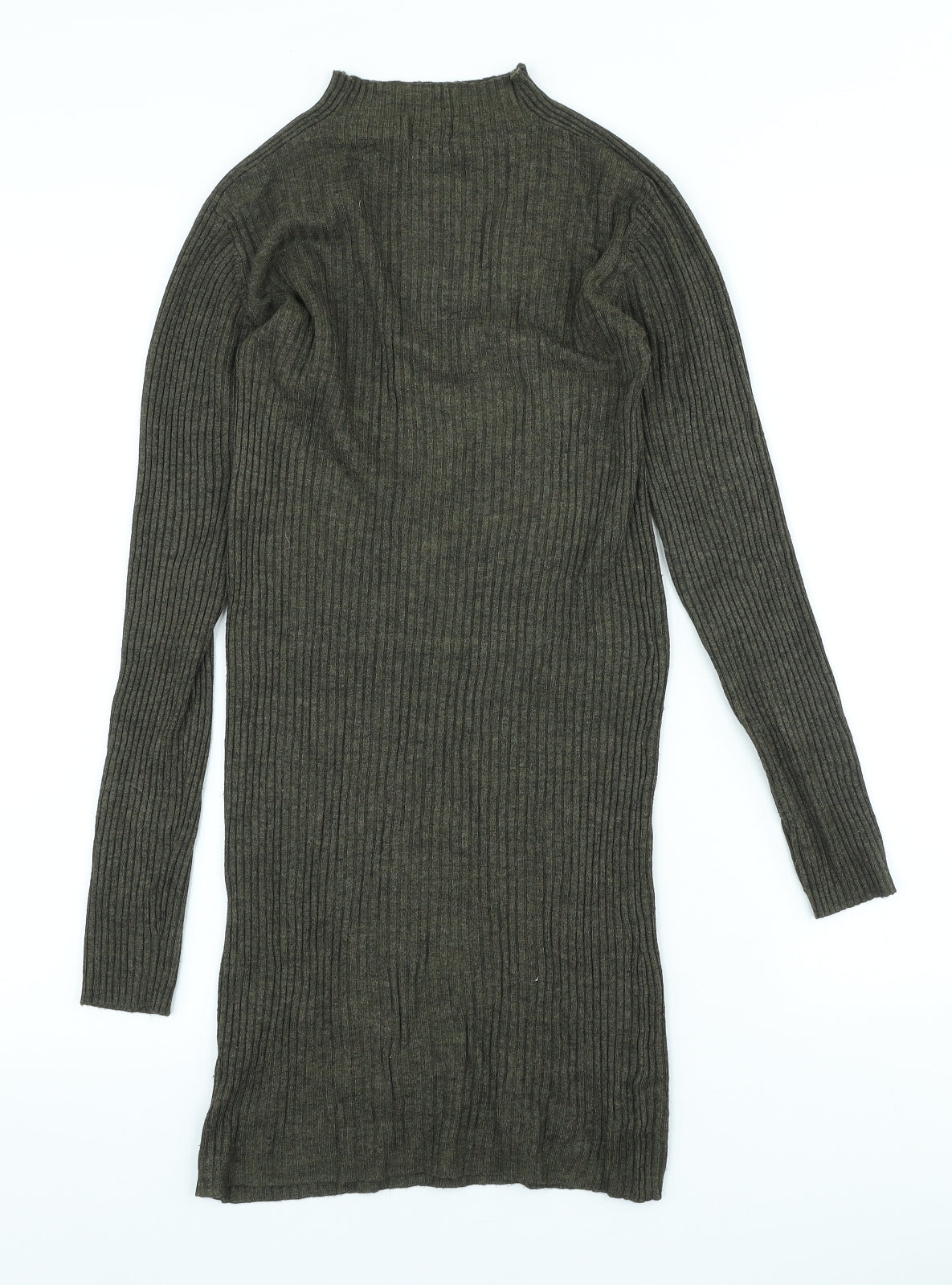 Atmosphere Womens Brown Viscose Bodycon Size 8 High Neck