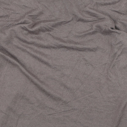 George Womens Brown Scoop Neck Acrylic Pullover Jumper Size M