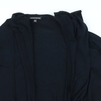 Womens UK Size 16 Warehouse Blue Cardigan Jumper