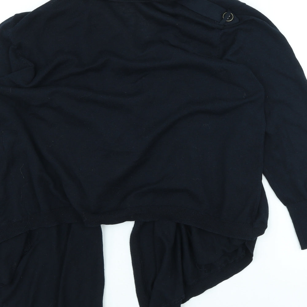 Womens UK Size 16 Warehouse Blue Cardigan Jumper