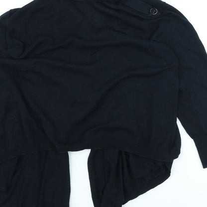 Womens UK Size 16 Warehouse Blue Cardigan Jumper