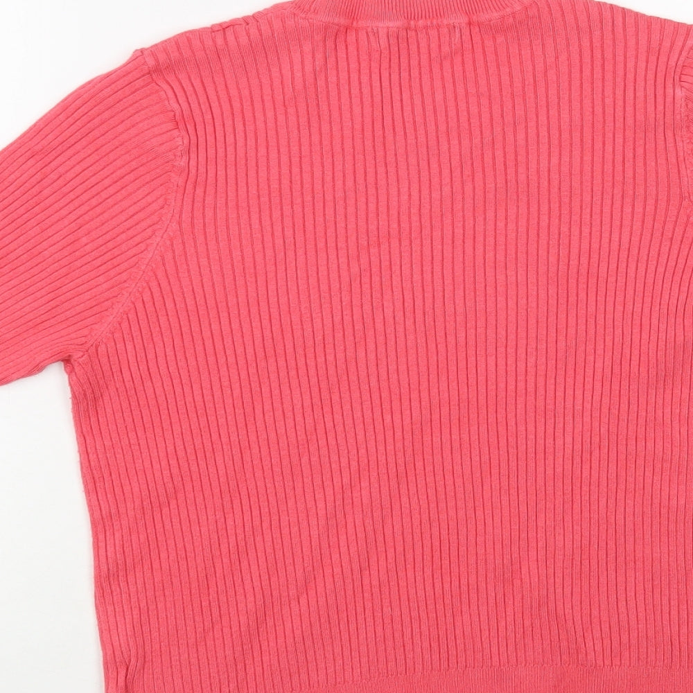 Womens UK Size 16 Marks and Spencer Pink Pullover Jumper