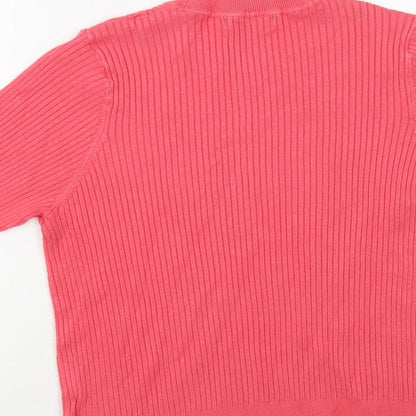 Womens UK Size 16 Marks and Spencer Pink Pullover Jumper