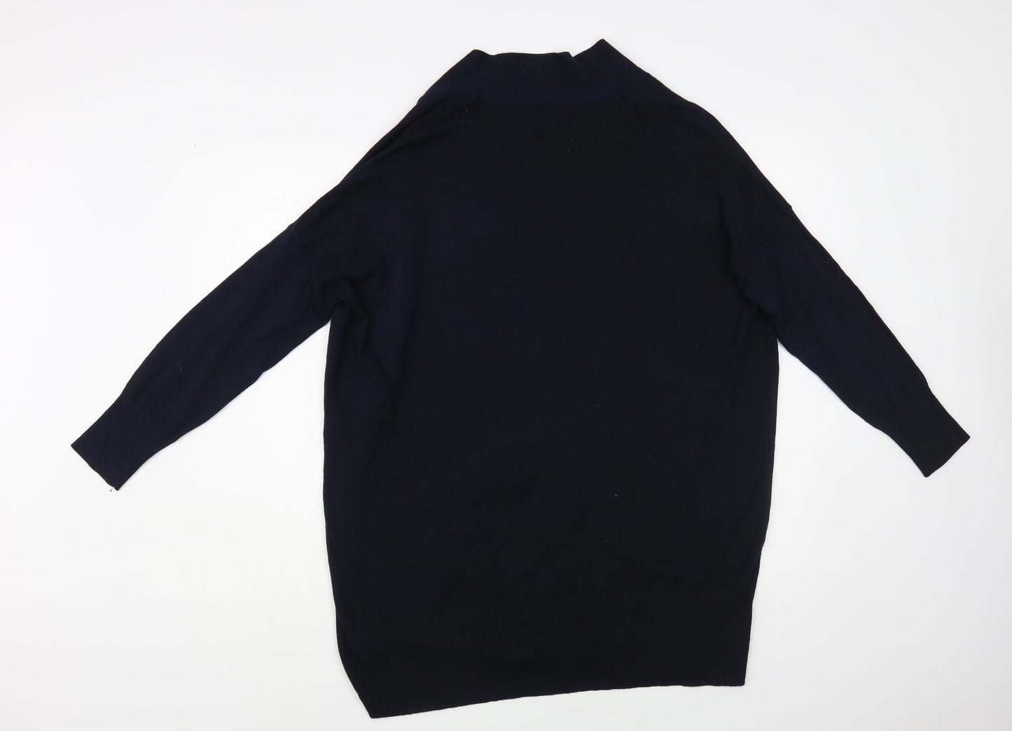 Primark Womens Blue V-Neck Viscose Cardigan Jumper Size M