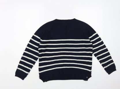 Womens UK Size M JCL Blue Pullover Jumper