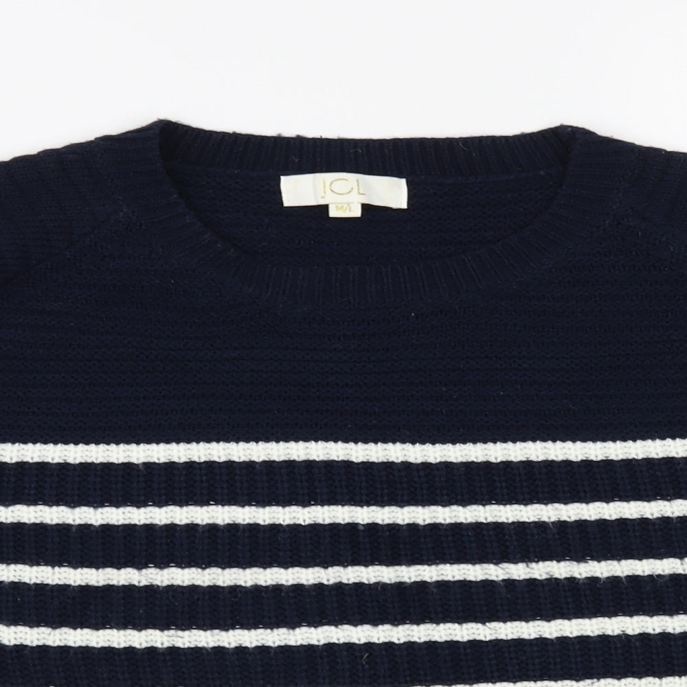 Womens UK Size M JCL Blue Pullover Jumper