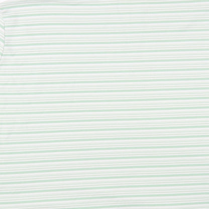 Bonmarché Womens Green Striped Polyester Pullover Sweatshirt Size XL Pullover