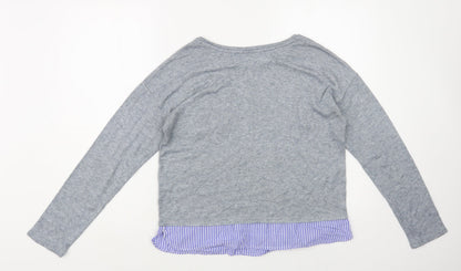 Womens UK Size M Springfield Grey Pullover Jumper