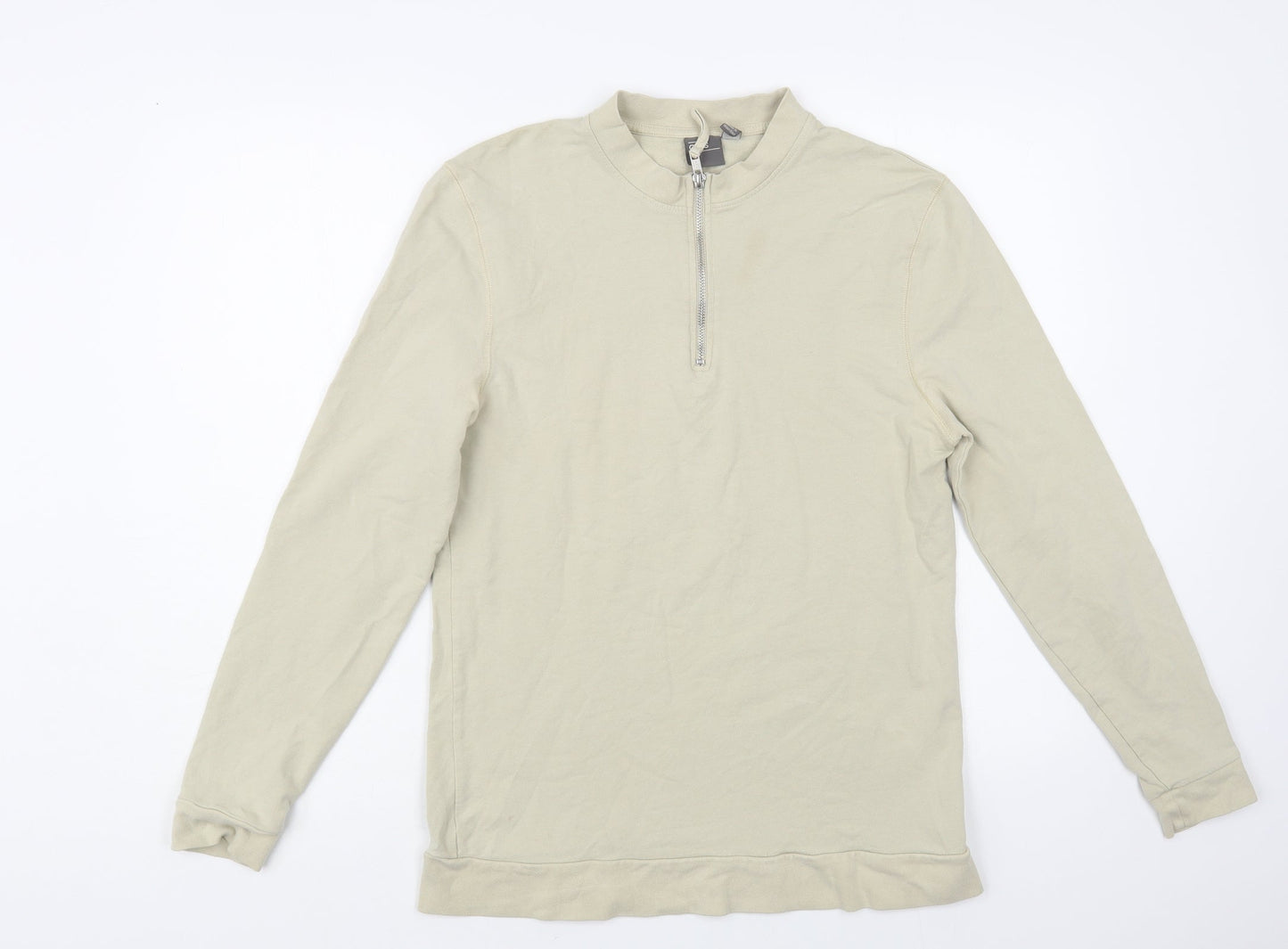 Womens UK Size M ASOS Beige Pullover Sweatshirt