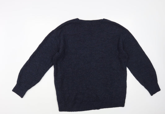 Womens UK Size S H&M Blue Pullover Jumper