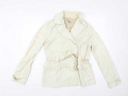 Womens UK Size 12 Be Beau Beige Pea Coat