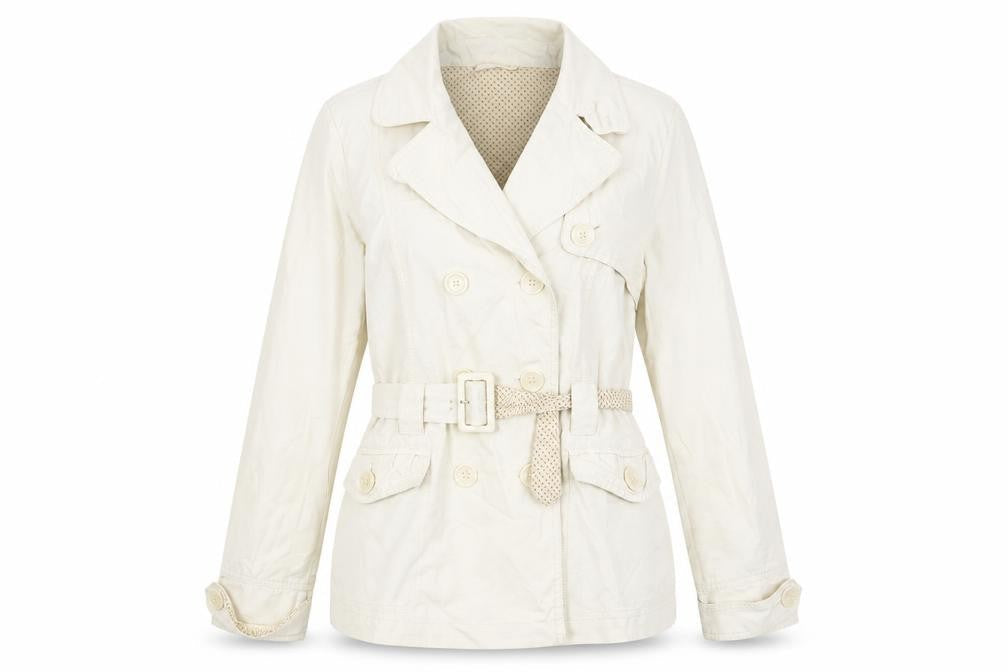 Womens UK Size 12 Be Beau Beige Pea Coat