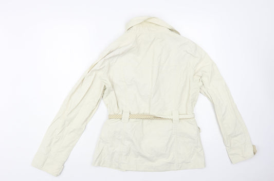 Womens UK Size 12 Be Beau Beige Pea Coat