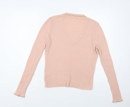 Womens UK Size 12 Marks and Spencer Pink Pullover Jumper