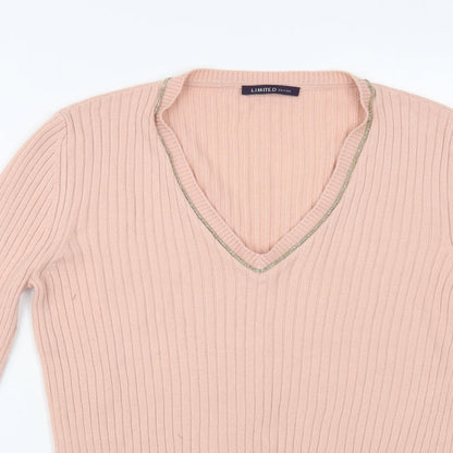Womens UK Size 12 Marks and Spencer Pink Pullover Jumper