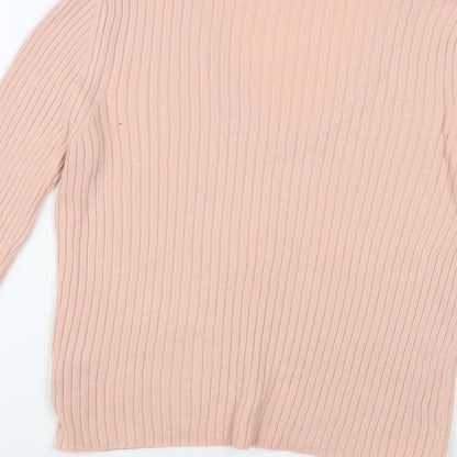 Womens UK Size 12 Marks and Spencer Pink Pullover Jumper