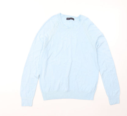 Womens UK Size 8 Marks and Spencer Blue Pullover Jumper