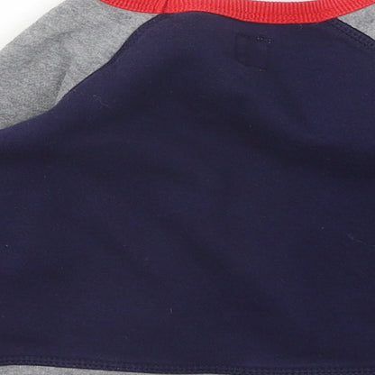 Gap Boys Blue Cotton Pullover Jumper Size 12-18 Months - Oh What Fun