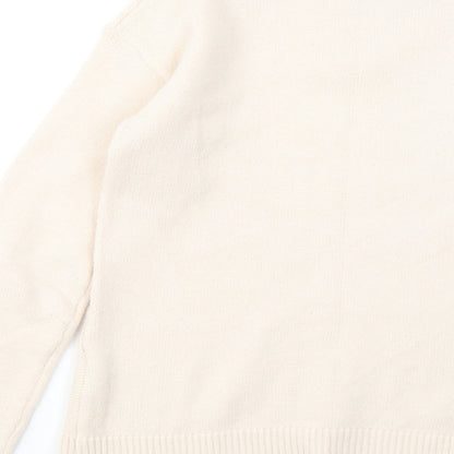Womens UK Size 10 Bonmarché Beige Pullover Jumper